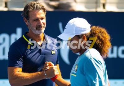 Naomi Osaka said she did not want to have regrets after winning her first match under the guidance of new coach Patrick Mouratoglou.