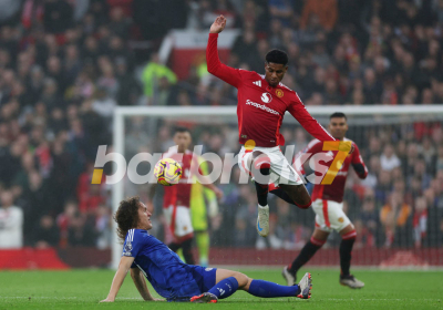 Manchester United beat Leicester City in Ruud van Nistelrooy's last game as interim manager