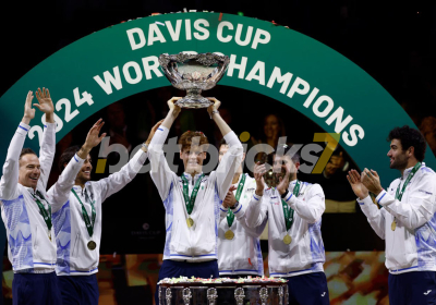 Italian Jannik Sinner has completed a remarkable season by sealing his country a second successive Davis Cup title